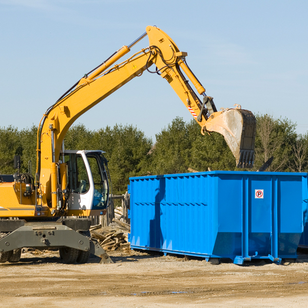 are there any additional fees associated with a residential dumpster rental in Garden